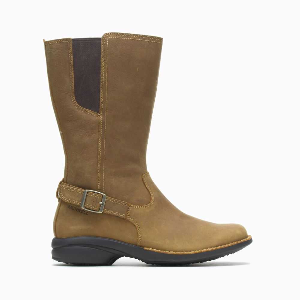 Botas Casuales Merrell Andover Peak Mujer Marrom | México-6349022