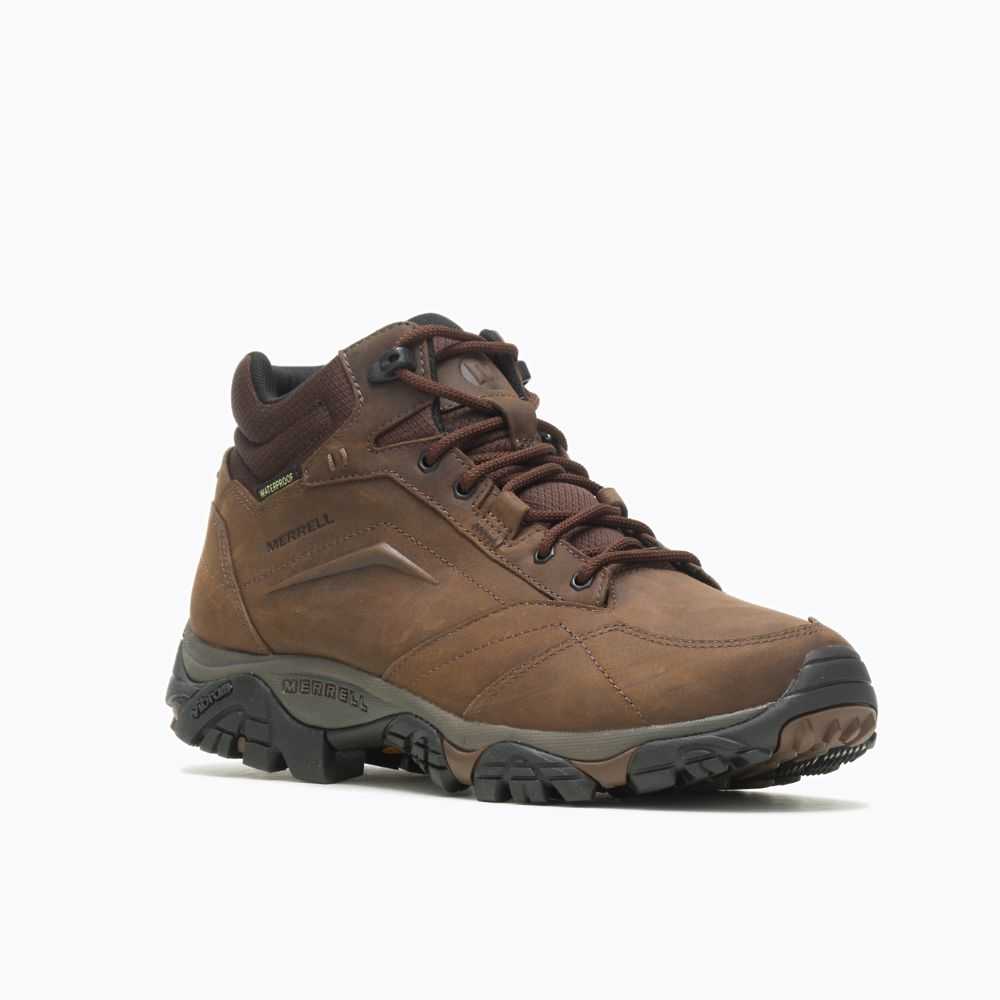 Botas Casuales Merrell Moab Adventure Mid Anchos Hombre Marrom Oscuro | México-6340926