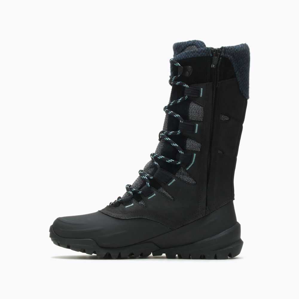 Botas De Invierno Merrell Aurora 2 Mujer Negros | México-9432680