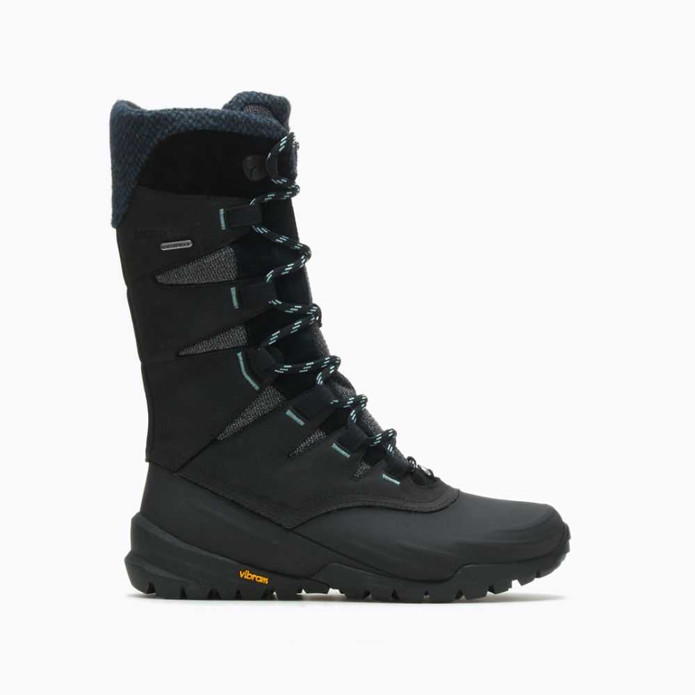 Botas De Invierno Merrell Aurora 2 Mujer Negros | México-9432680