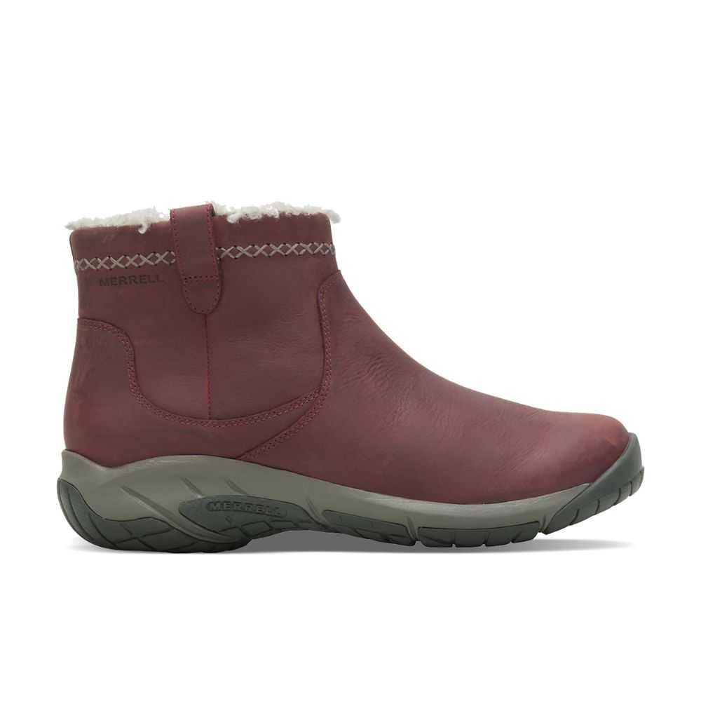 Botas De Invierno Merrell Encore 4 Mujer Vino | México-3227660