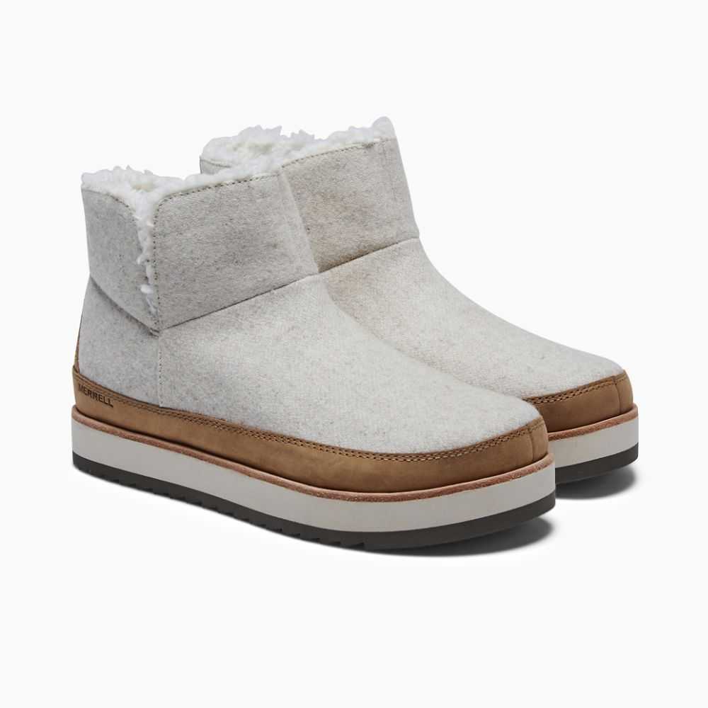 Botas De Invierno Merrell Juno Pull On Mujer Marrom | México-7346690