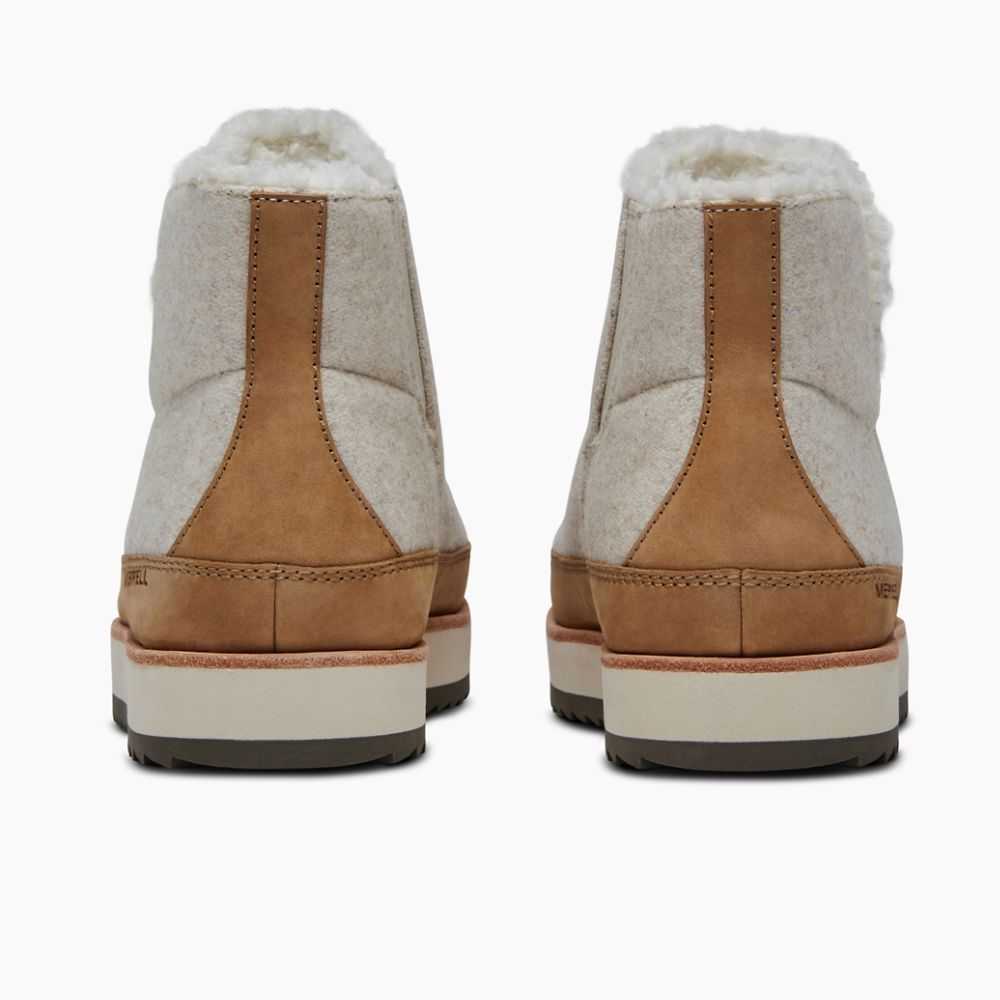 Botas De Invierno Merrell Juno Pull On Mujer Marrom | México-7346690