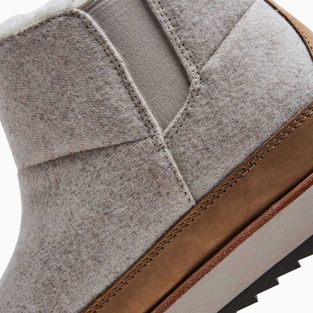 Botas De Invierno Merrell Juno Pull On Mujer Marrom | México-7346690