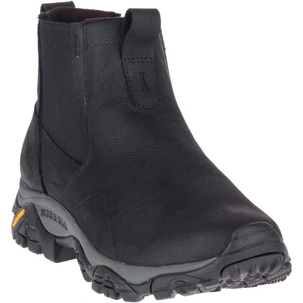 Botas De Invierno Merrell Moab Adventure Chelsea Anchos Hombre Negros | México-0482662