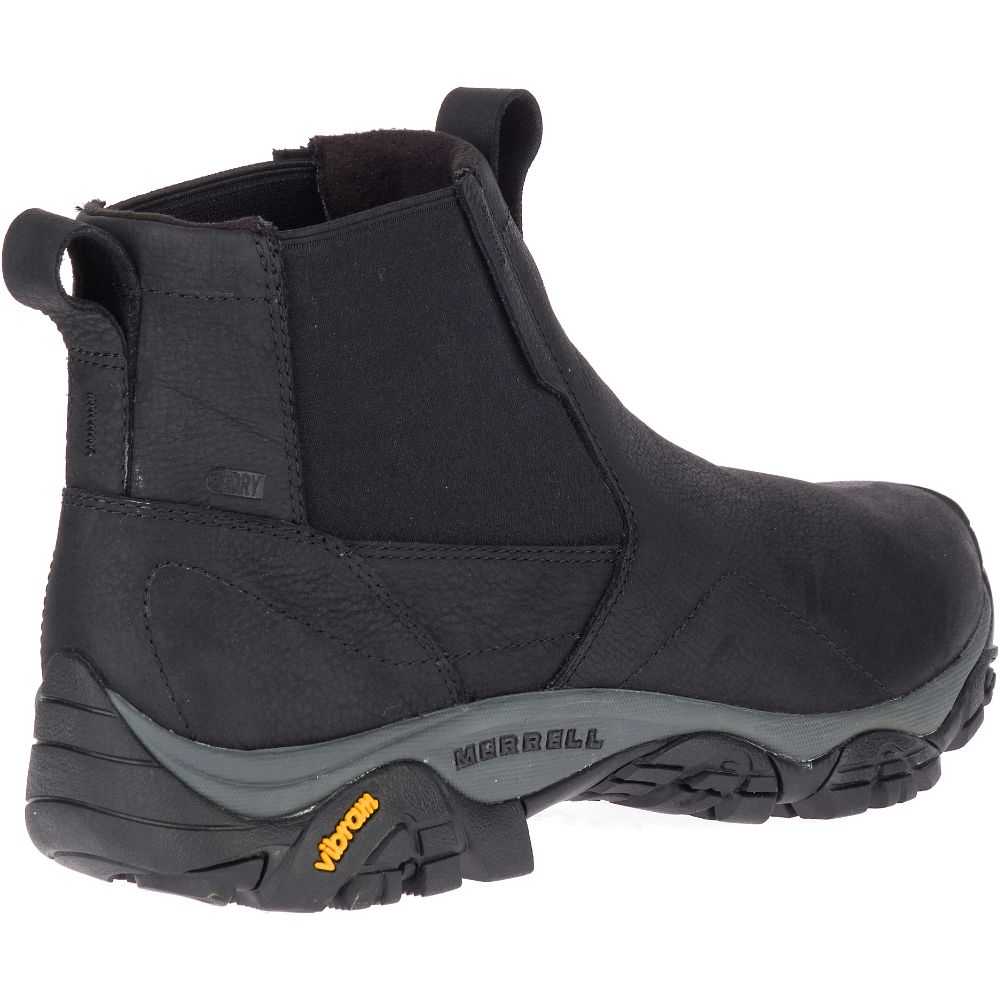 Botas De Invierno Merrell Moab Adventure Chelsea Anchos Hombre Negros | México-0482662