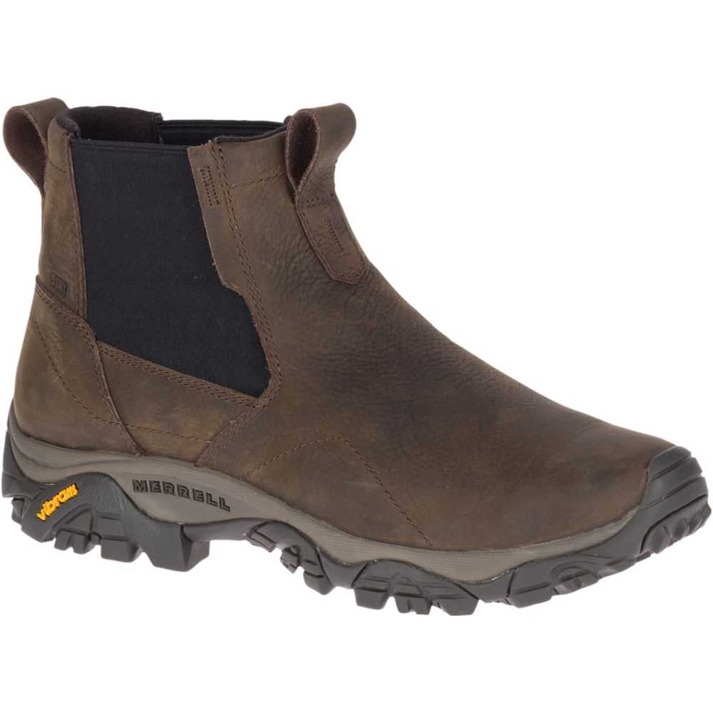 Botas De Invierno Merrell Moab Adventure Chelsea Hombre Marrom | México-3286967