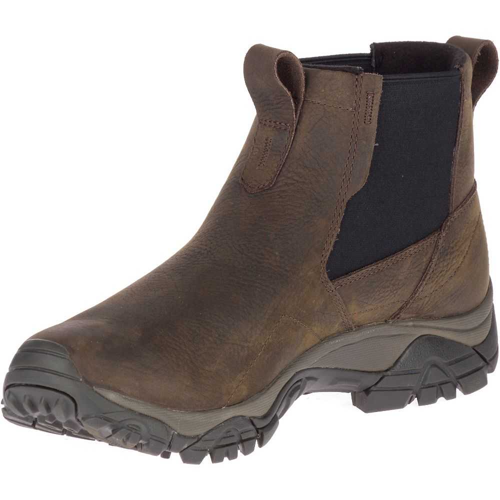 Botas De Invierno Merrell Moab Adventure Chelsea Hombre Marrom | México-3286967