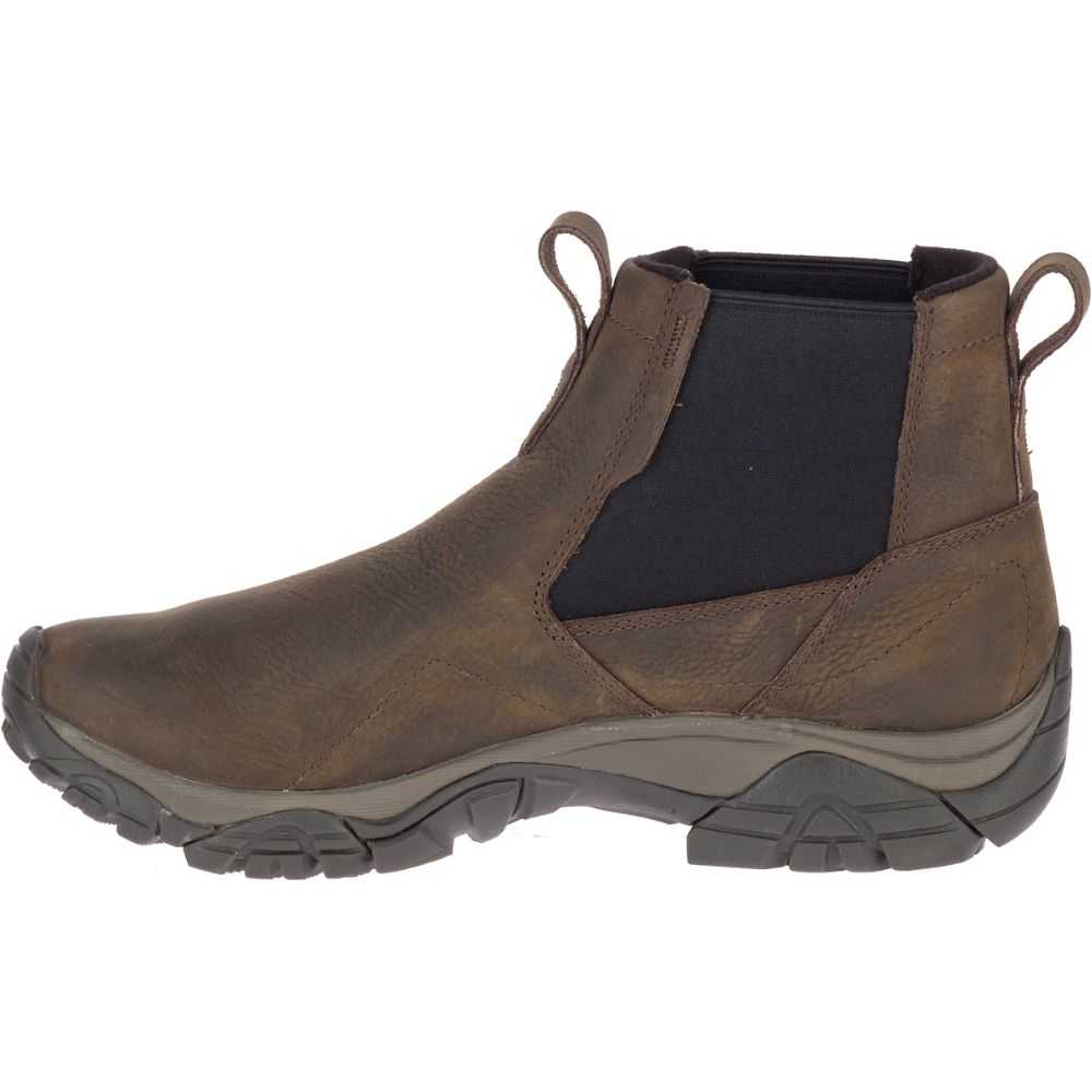 Botas De Invierno Merrell Moab Adventure Chelsea Hombre Marrom | México-3286967