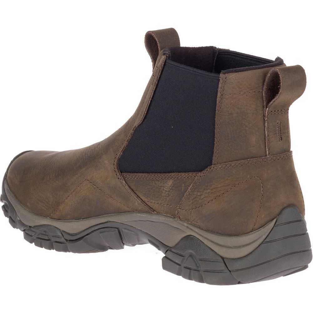 Botas De Invierno Merrell Moab Adventure Chelsea Hombre Marrom | México-3286967