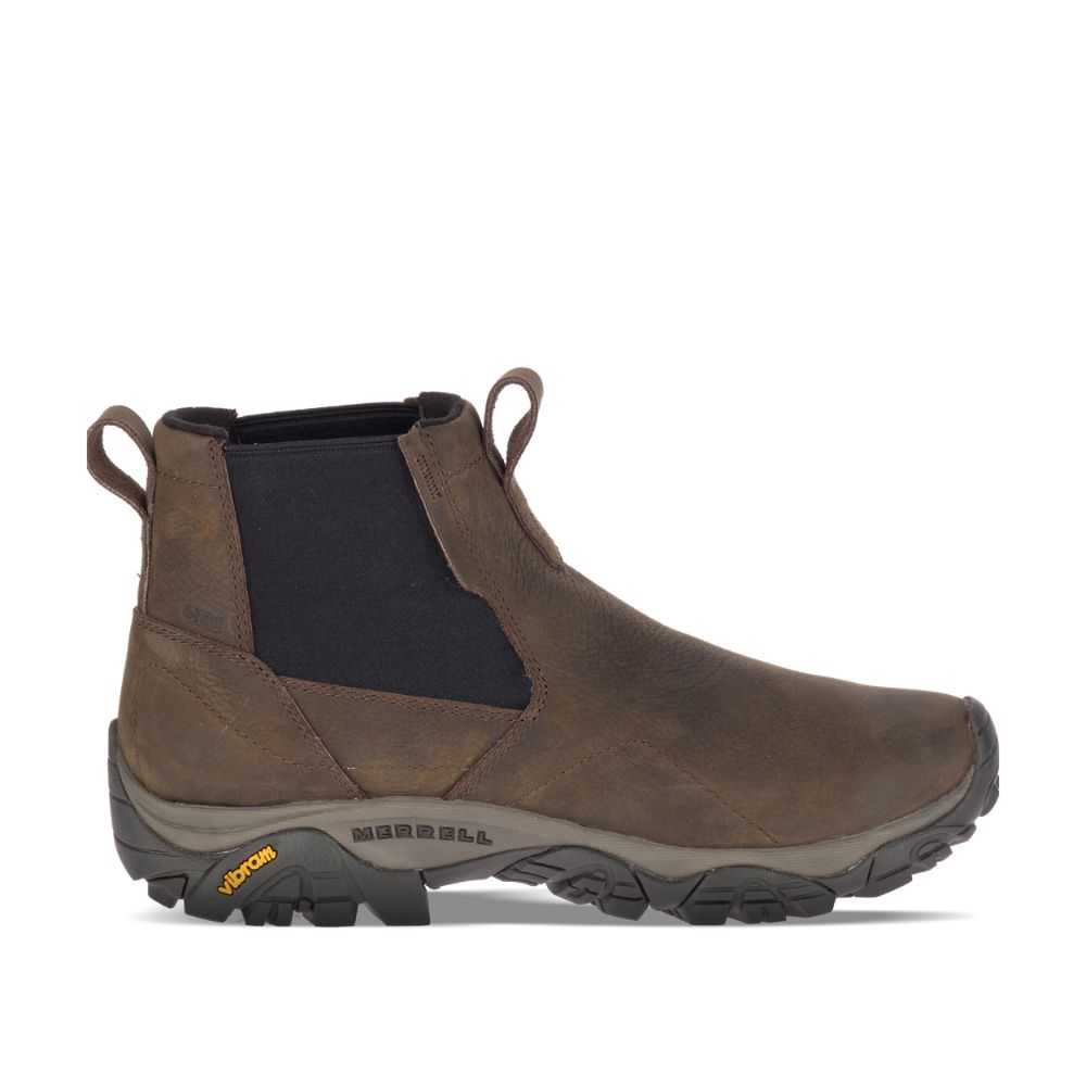 Botas De Invierno Merrell Moab Adventure Chelsea Hombre Marrom | México-3286967