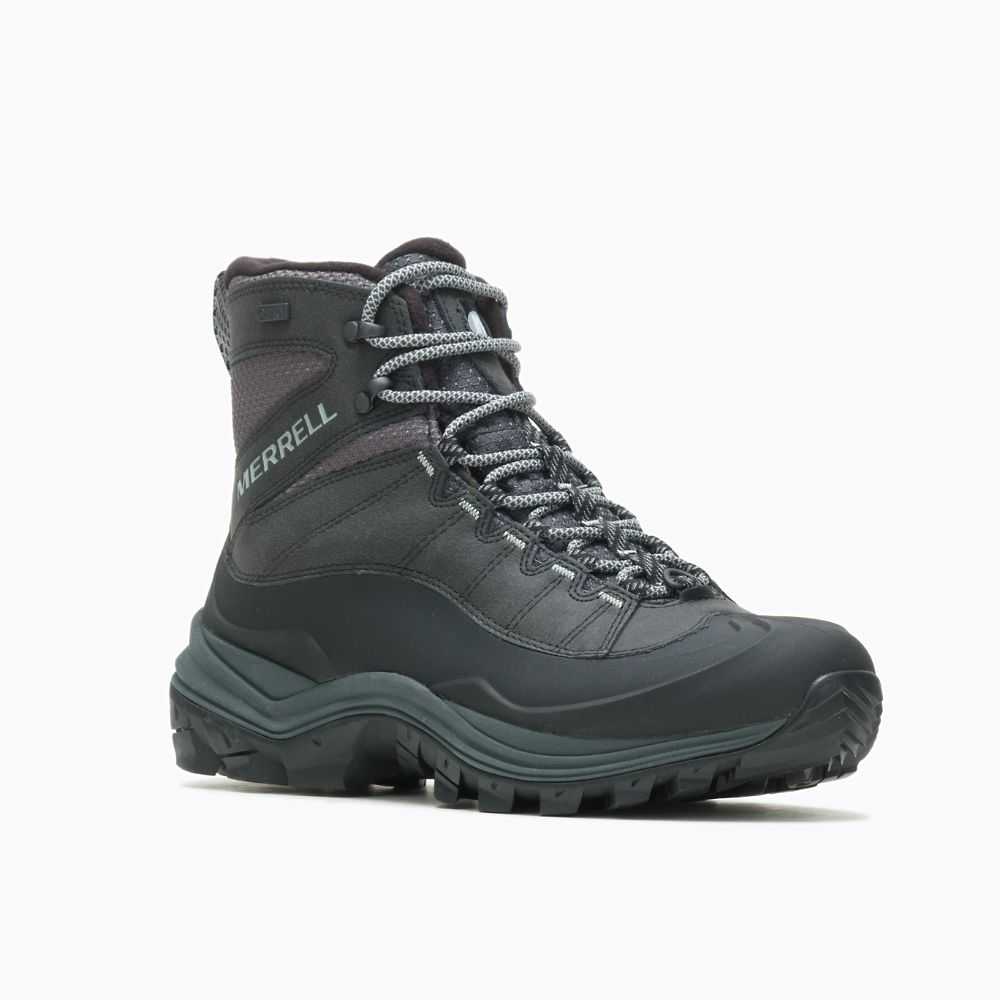 Botas De Invierno Merrell Thermo Chill Mid Hombre Negros | México-0438662