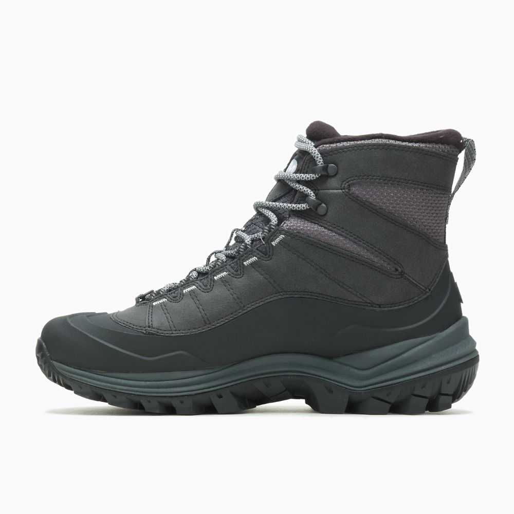 Botas De Invierno Merrell Thermo Chill Mid Hombre Negros | México-0438662