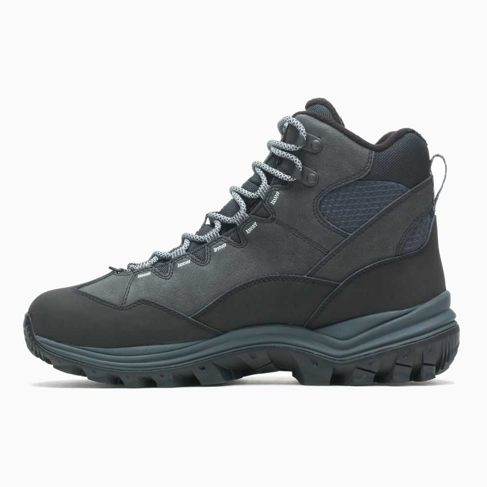 Botas De Invierno Merrell Thermo Chill Mid Anchos Hombre Negros | México-4662807