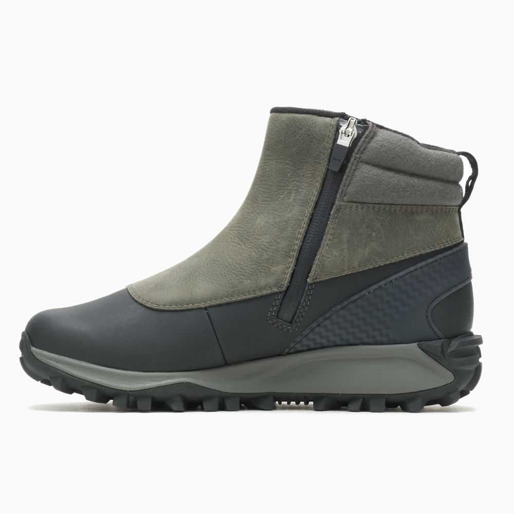 Botas De Invierno Merrell Thermo Kiruna Mid Zip Mujer Grises | México-2920466