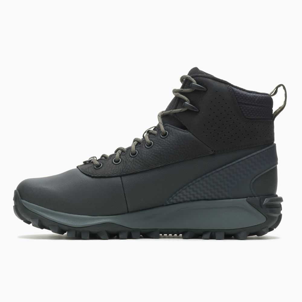 Botas De Invierno Merrell Thermo Kiruna Mid Hombre Negros | México-9342276