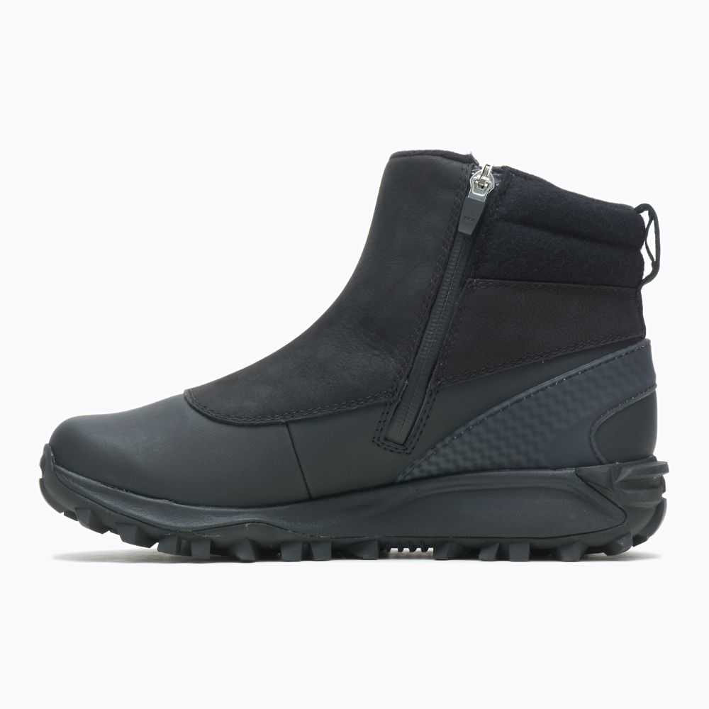 Botas De Invierno Merrell Thermo Kiruna Mid Zip Mujer Negros | México-9370224