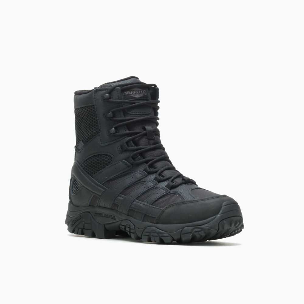 Botas De Seguridad Merrell Moab 2 8 Tactical Hombre Negros | México-2263807