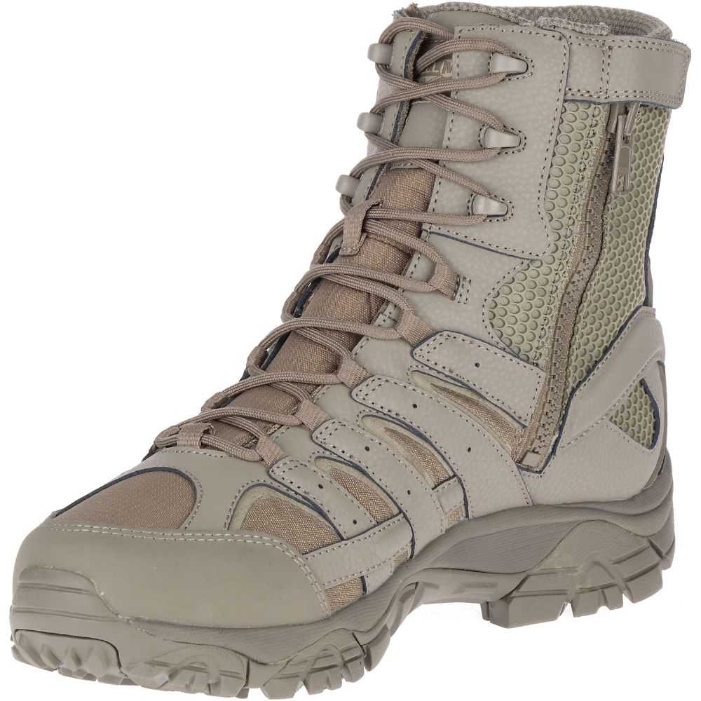 Botas De Seguridad Merrell Moab 2 8 Tactical Hombre Grises | México-3294686