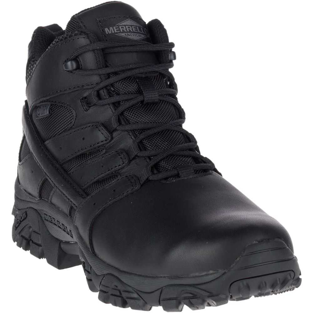 Botas De Seguridad Merrell Moab 2 Mid Tactical Hombre Negros | México-6807342