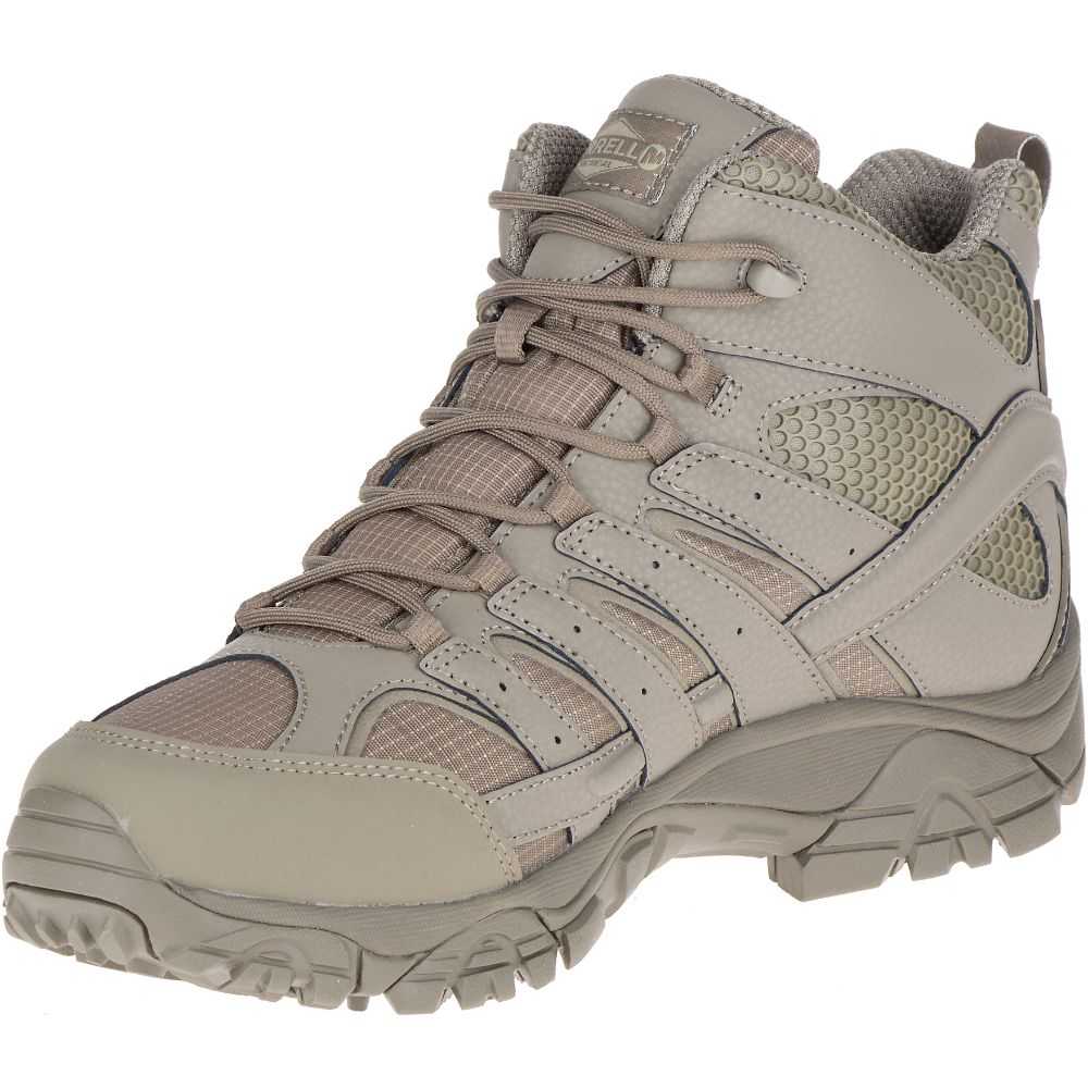 Botas De Seguridad Merrell Moab 2 Mid Tactical Hombre Grises | México-9327260