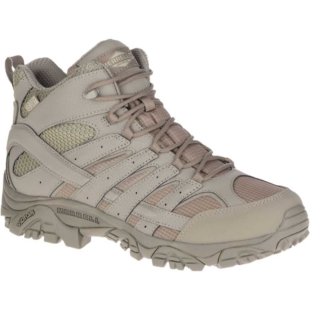 Botas De Seguridad Merrell Moab 2 Mid Tactical Hombre Grises | México-9327260