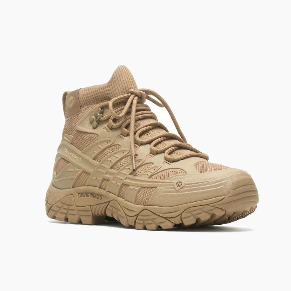 Botas De Seguridad Merrell Moab Velocity Tactical Mid Hombre Marrom | México-6986207