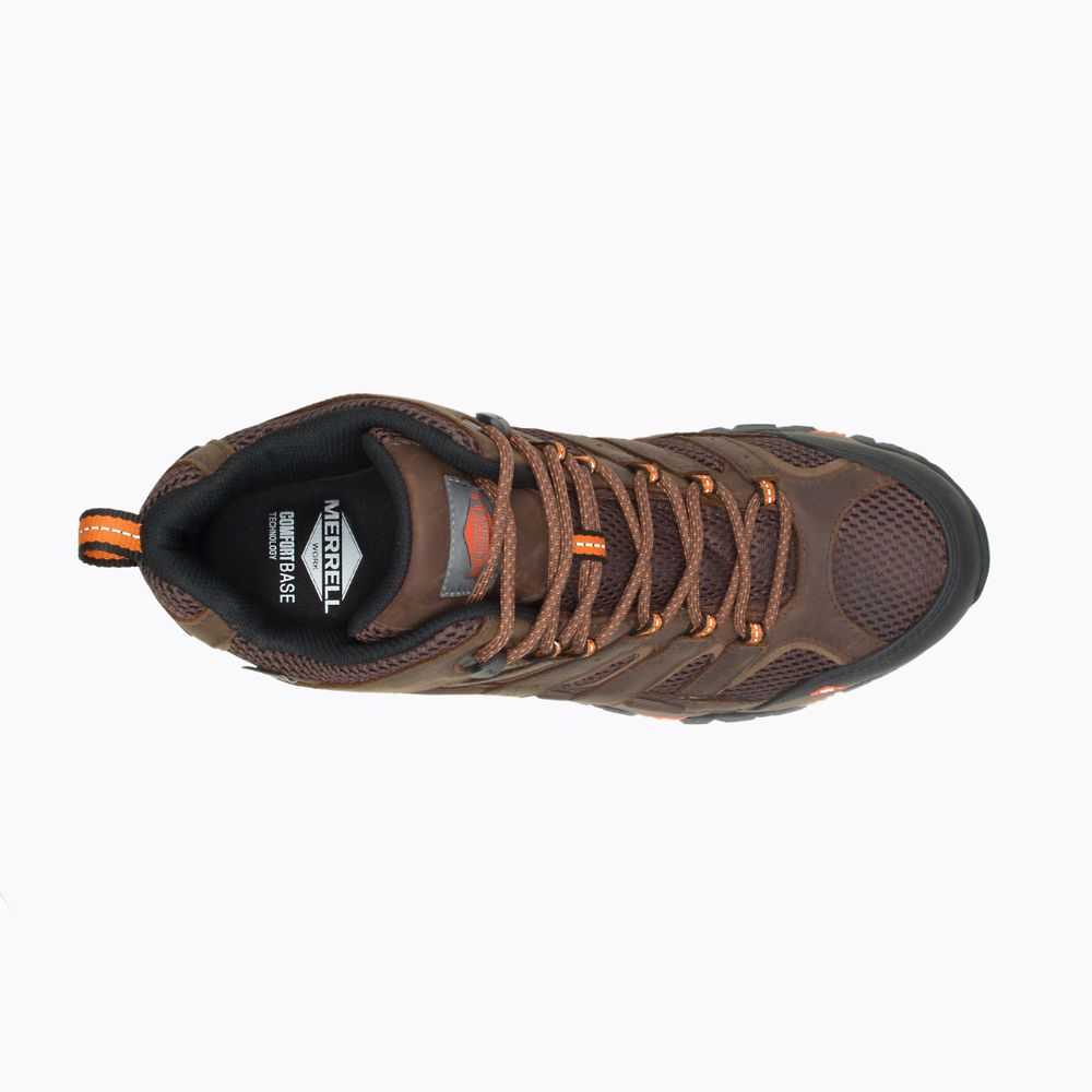 Botas De Seguridad Merrell Moab Vertex Mid Hombre Marrom | México-3626879