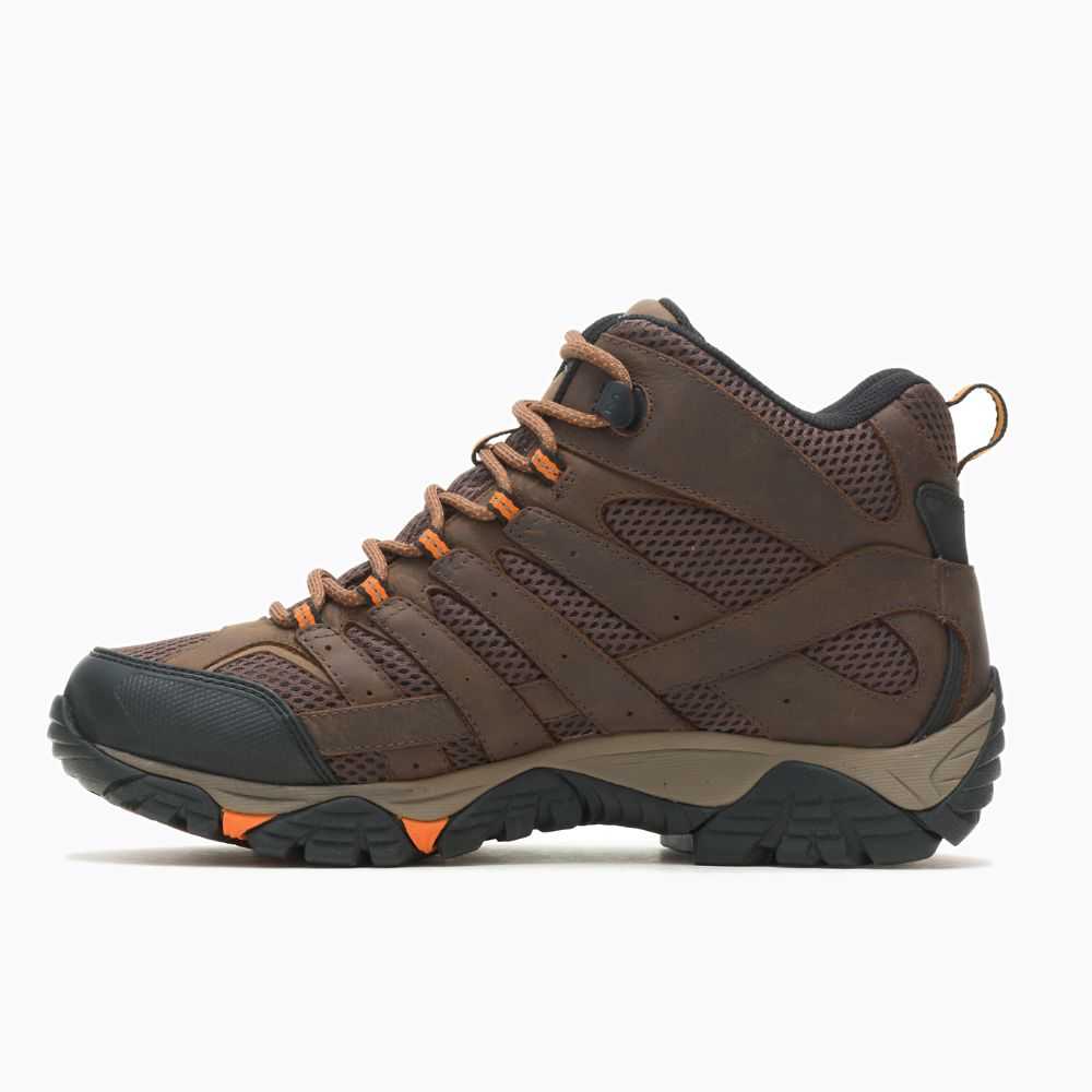 Botas De Seguridad Merrell Moab Vertex Mid SR Hombre Marrom | México-7368264