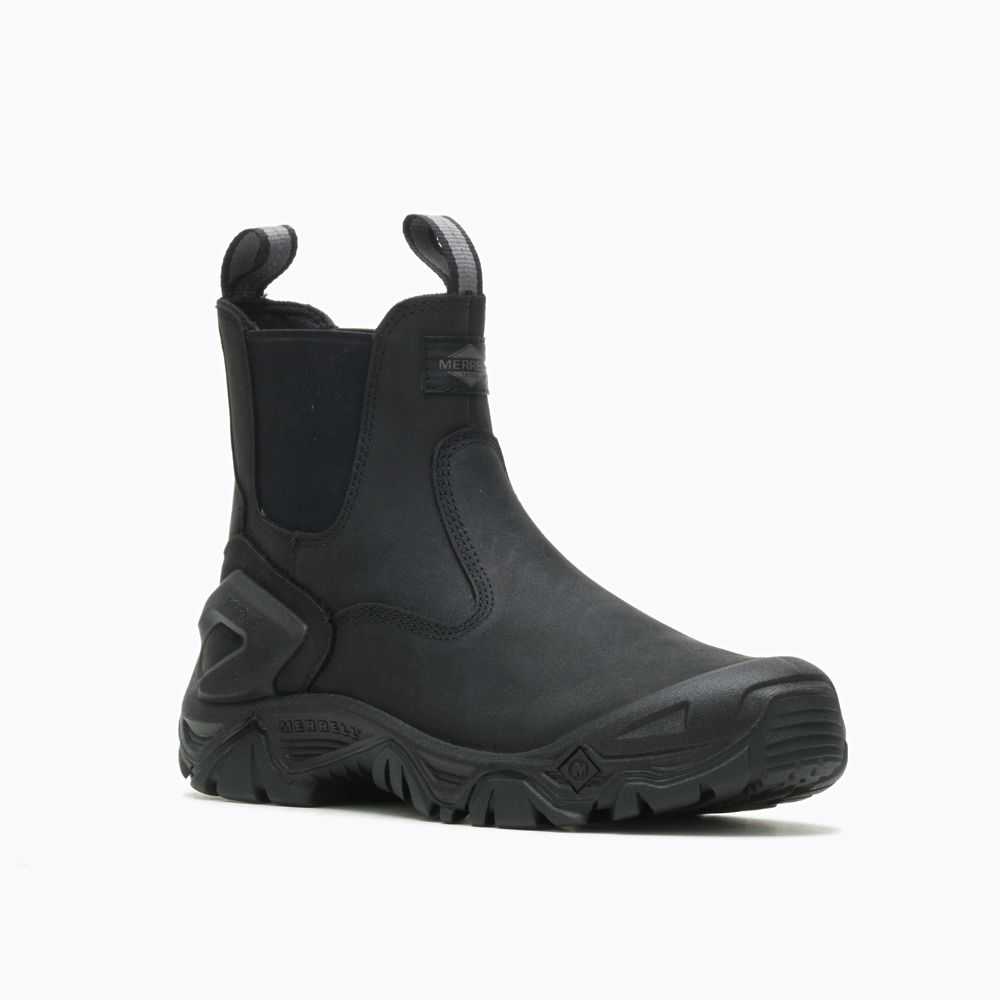 Botas De Seguridad Merrell Strongfield Hombre Negros | México-0722946