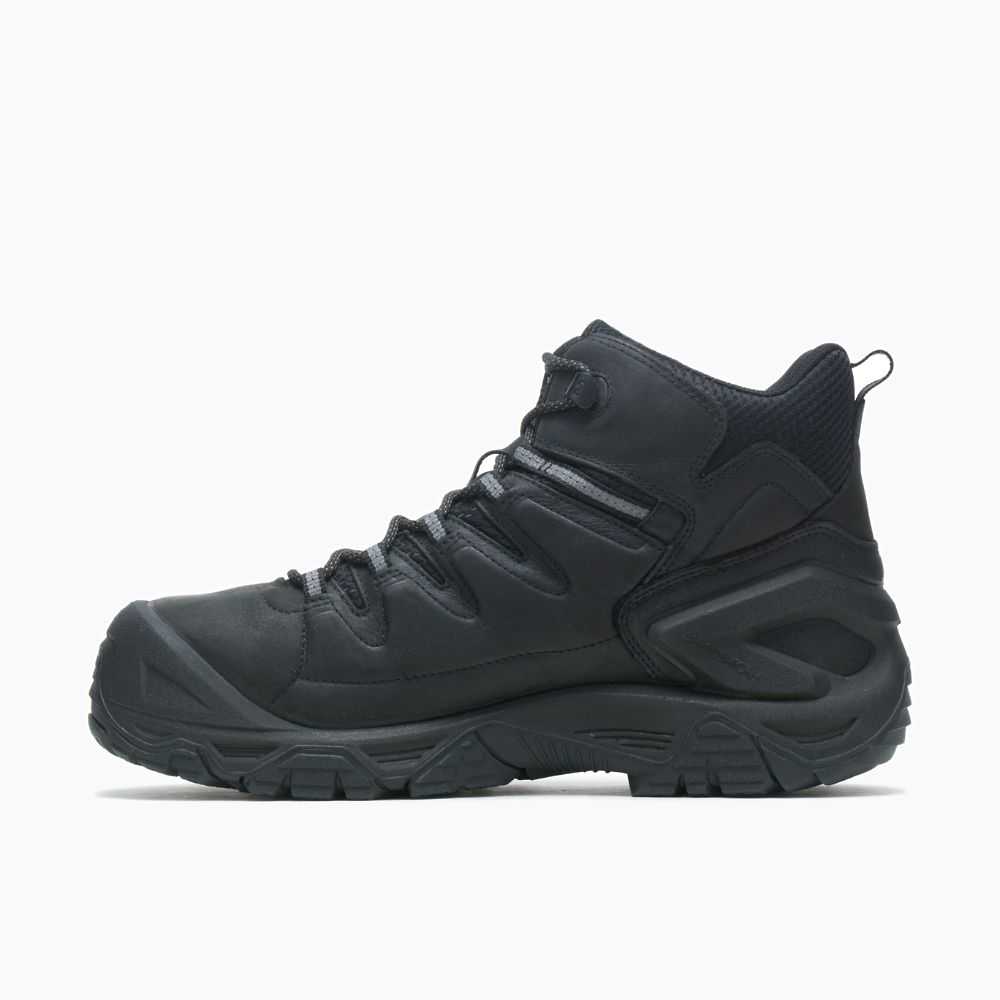 Botas De Seguridad Merrell Strongfield Hombre Negros | México-6322069