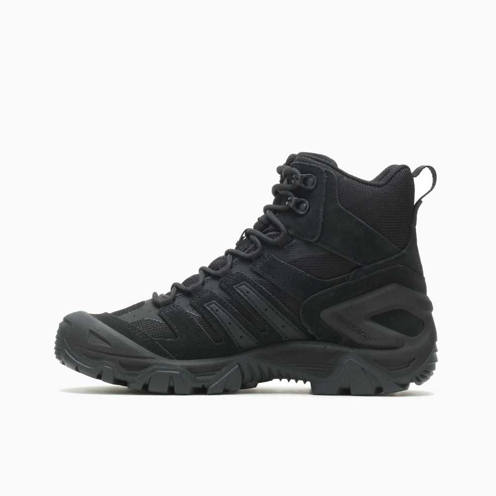 Botas De Seguridad Merrell Strongfield Tactical 6 Hombre Negros | México-4829660