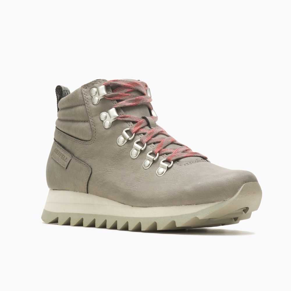 Botas De Senderismo Merrell Alpine Mujer Blancos Azules | México-2896704