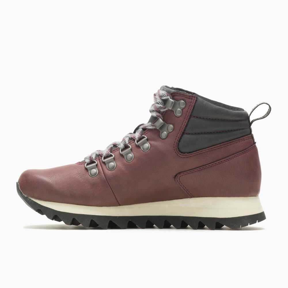 Botas De Senderismo Merrell Alpine Mujer Vino | México-6028432