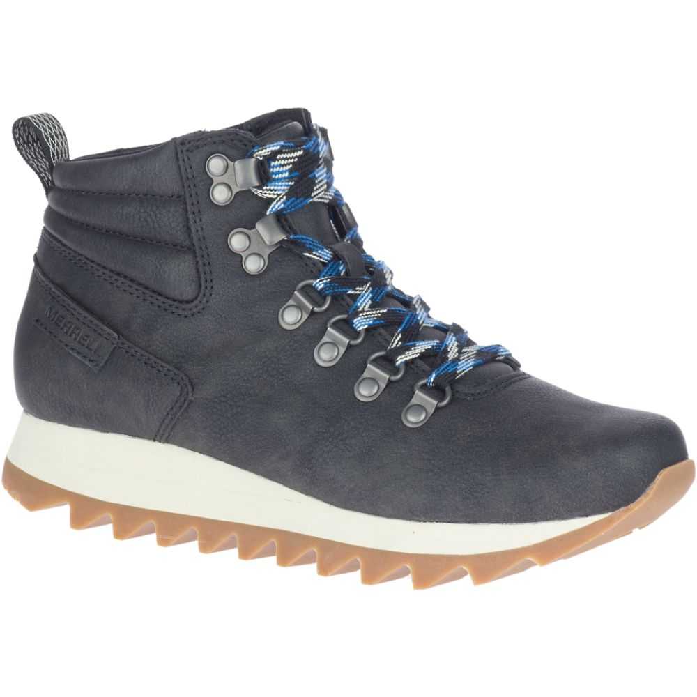 Botas De Senderismo Merrell Alpine Mujer Negros | México-7963622