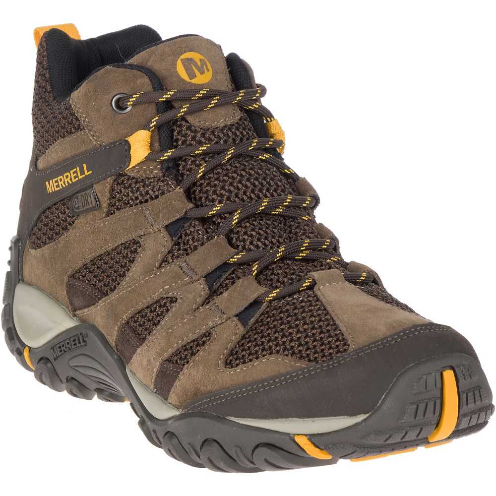 Botas De Senderismo Merrell Alverstone Mid Anchos Hombre Grises | México-2866940