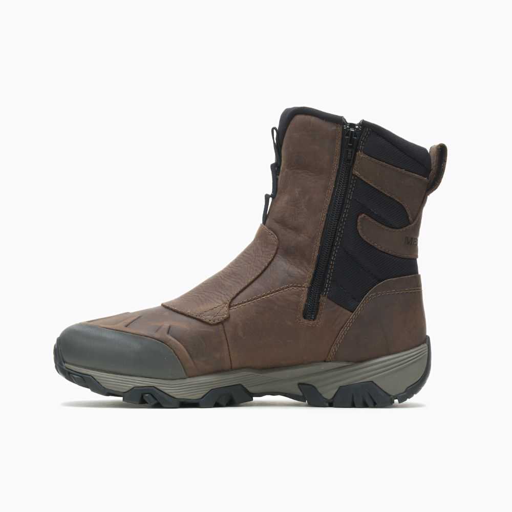 Botas De Senderismo Merrell Coldpack Ice+ 8 Zip Hombre Marrom | México-6927236