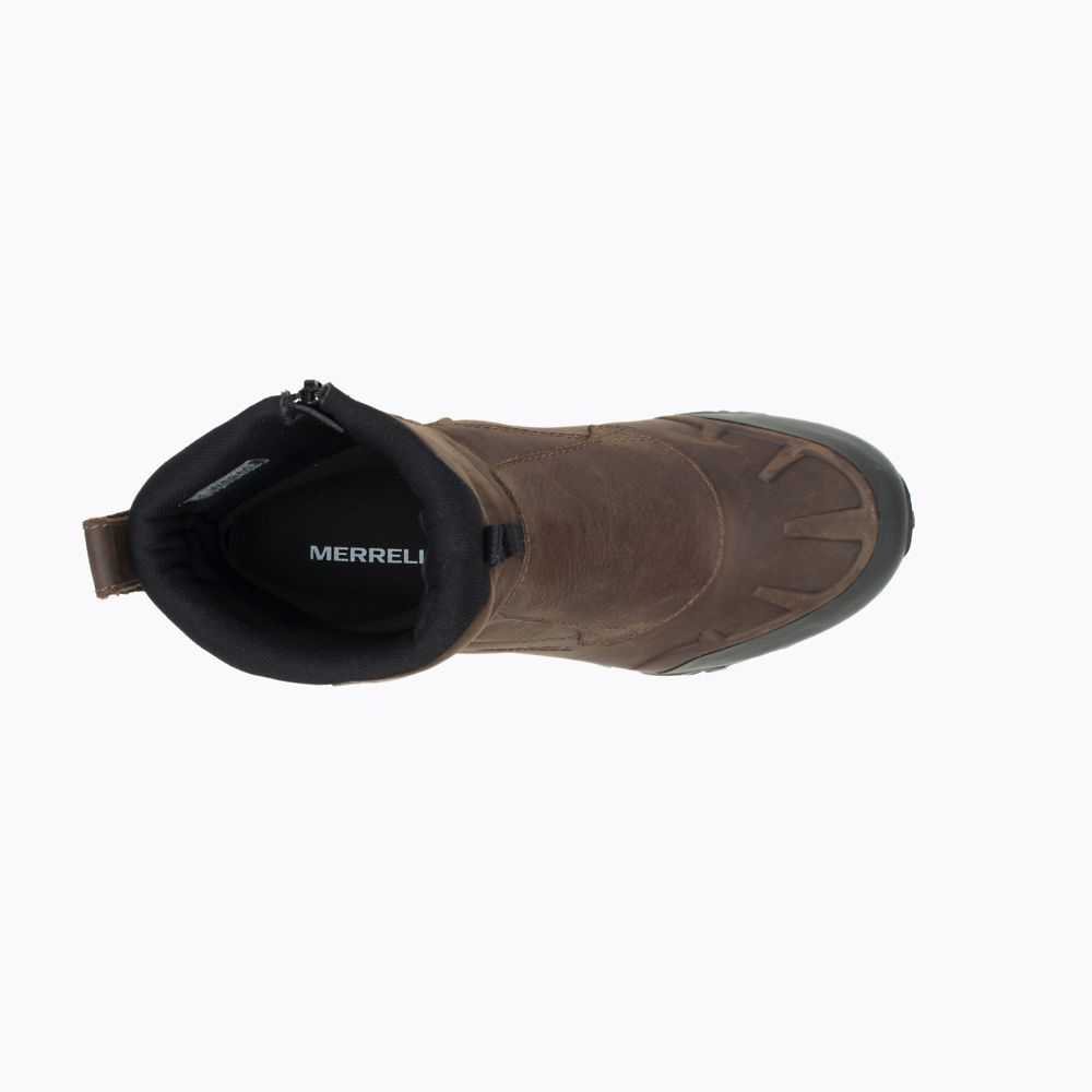 Botas De Senderismo Merrell Coldpack Ice+ 8 Zip Hombre Marrom | México-6927236