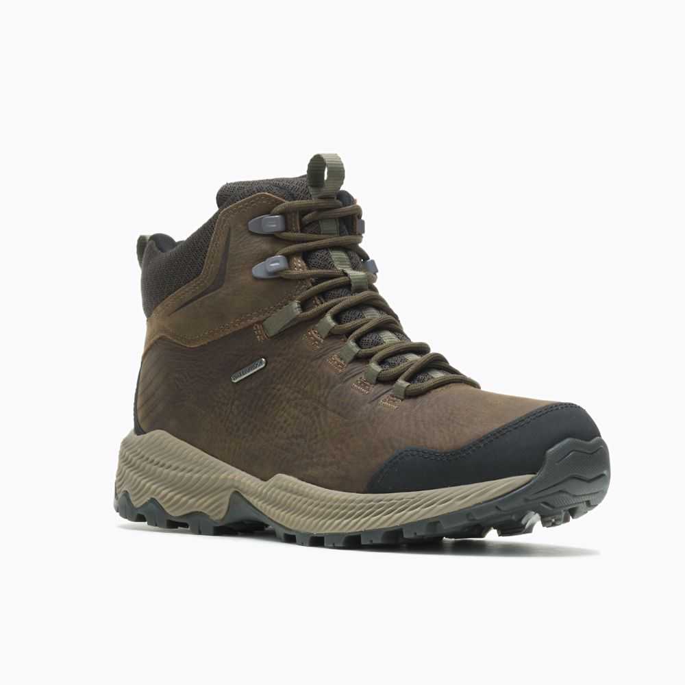 Botas De Senderismo Merrell Forestbound Mid Hombre Marrom | México-6278694