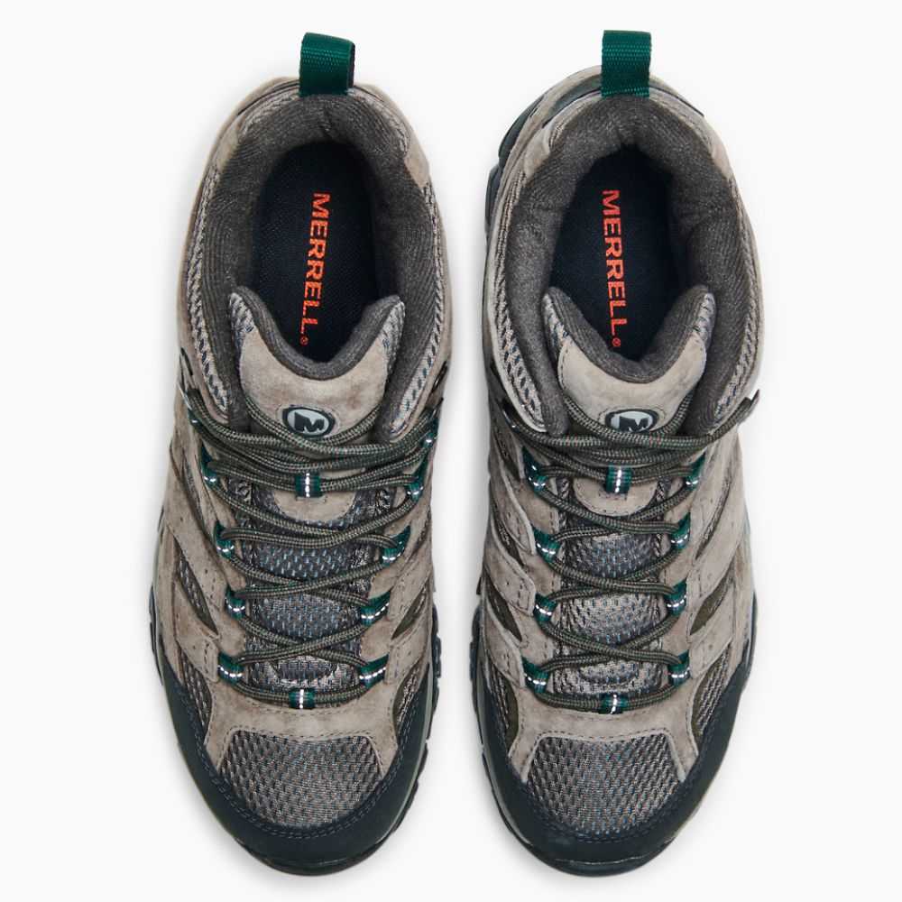 Botas De Senderismo Merrell Moab 2 Mid Anchos Hombre Marrom | México-0646329