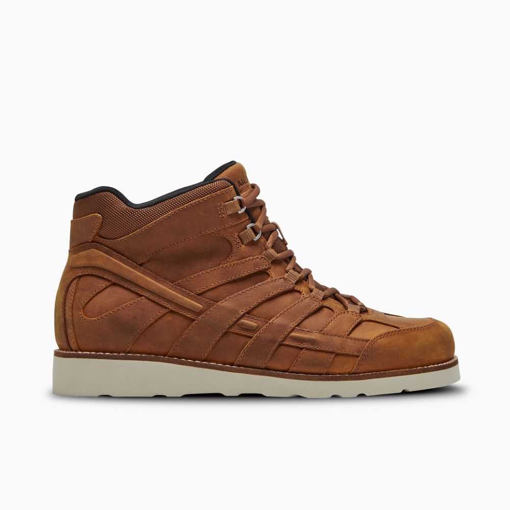 Botas De Senderismo Merrell Moab 2 Mid Craft Hombre Marrom | México-2604987