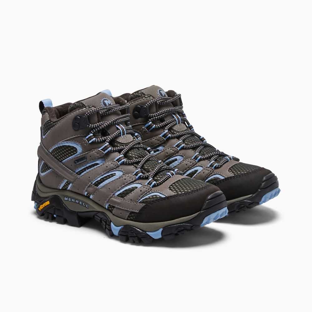 Botas De Senderismo Merrell Moab 2 Mid GORE-TEX® Mujer Grises | México-2687342