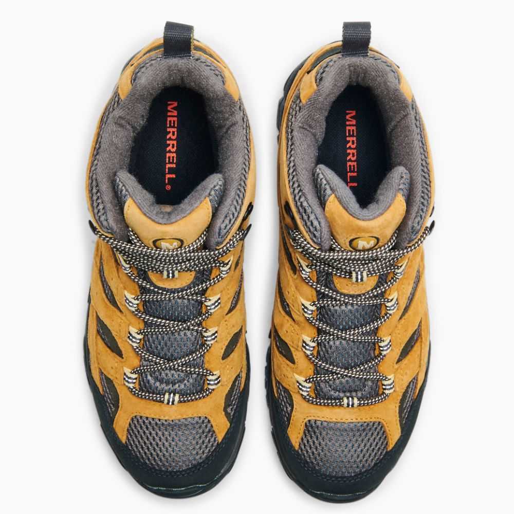 Botas De Senderismo Merrell Moab 2 Mid Hombre Dorados | México-6207392