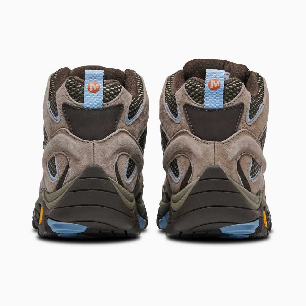 Botas De Senderismo Merrell Moab 2 Mid Mujer Grises | México-0426379