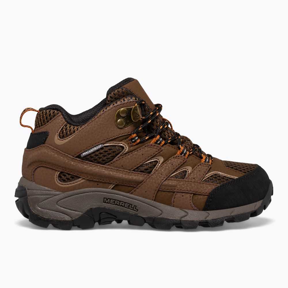 Botas De Senderismo Merrell Moab 2 Mid Niño Marrom | México-0682923