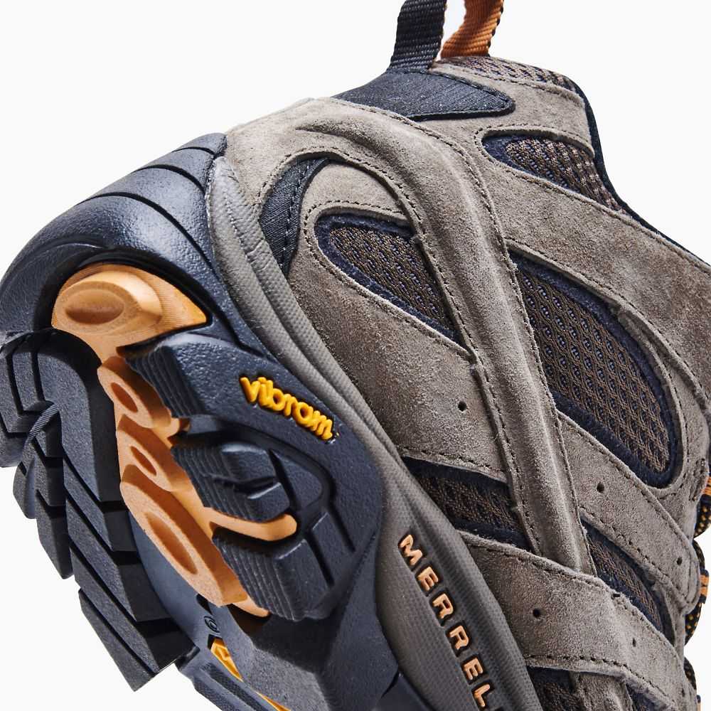 Botas De Senderismo Merrell Moab 2 Mid Ventilator Anchos Hombre Grises Oscuro Marrom Claro | México-2476863