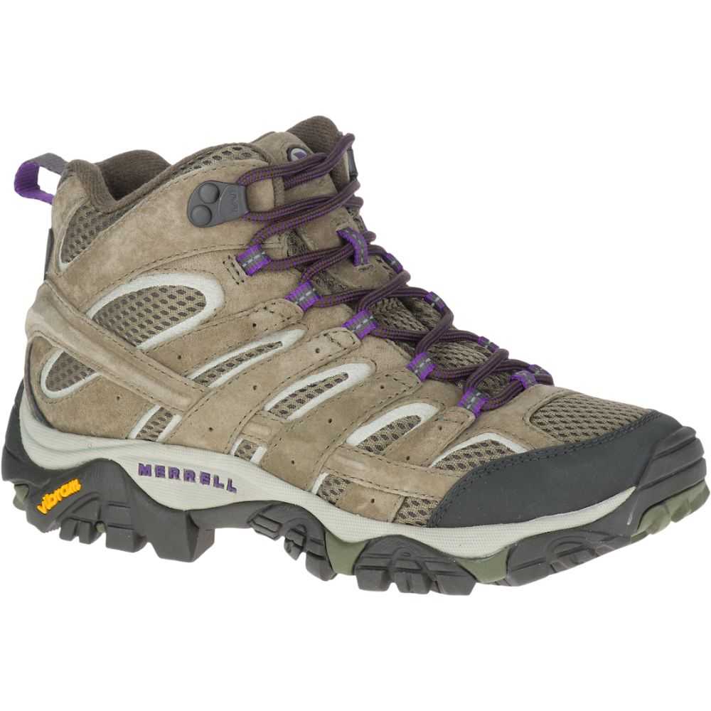 Botas De Senderismo Merrell Moab 2 Mid Ventilator Mujer Verde Oliva | México-9276426