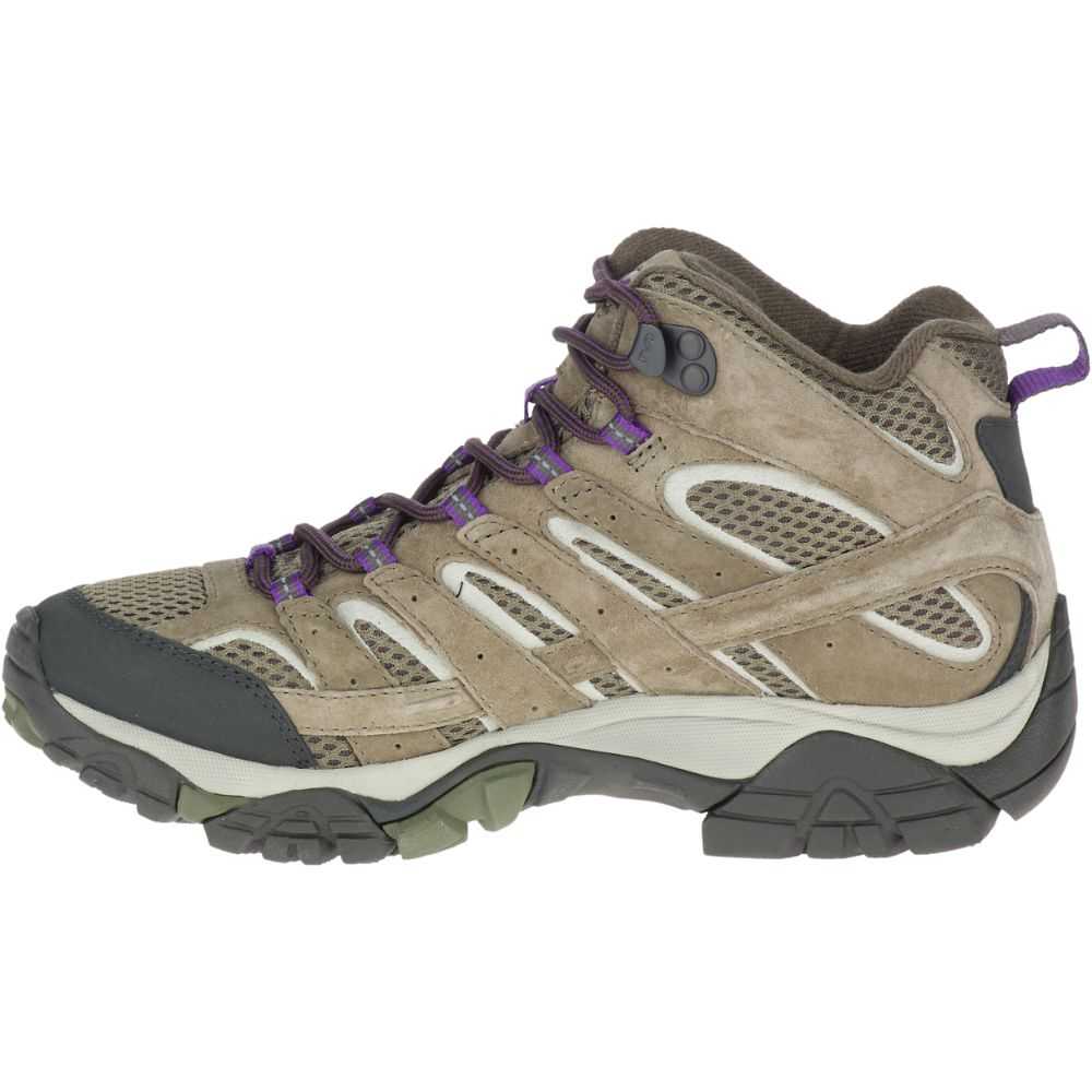 Botas De Senderismo Merrell Moab 2 Mid Ventilator Mujer Verde Oliva | México-9276426