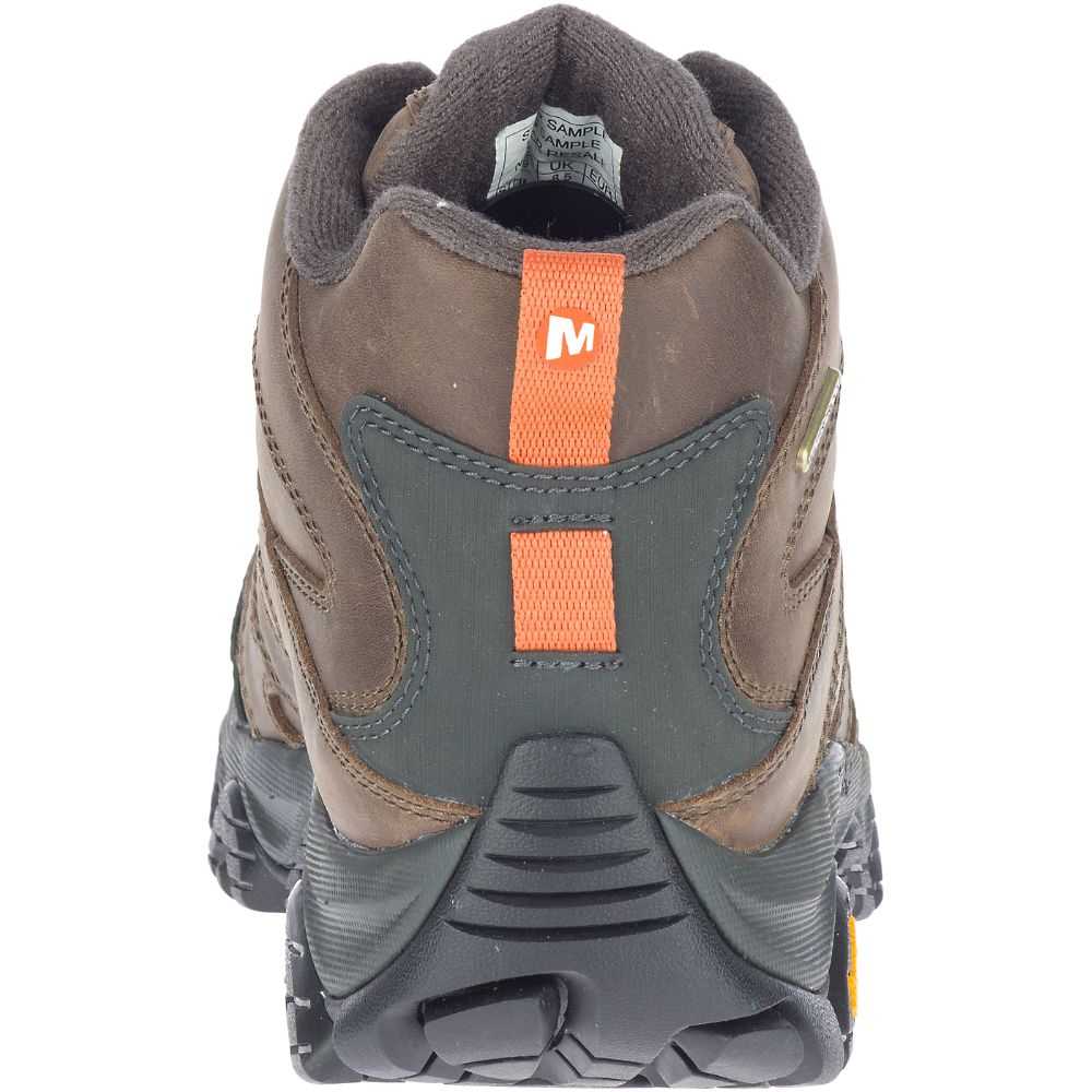 Botas De Senderismo Merrell Moab 3 Mid Anchos Hombre Marrom | México-0796426