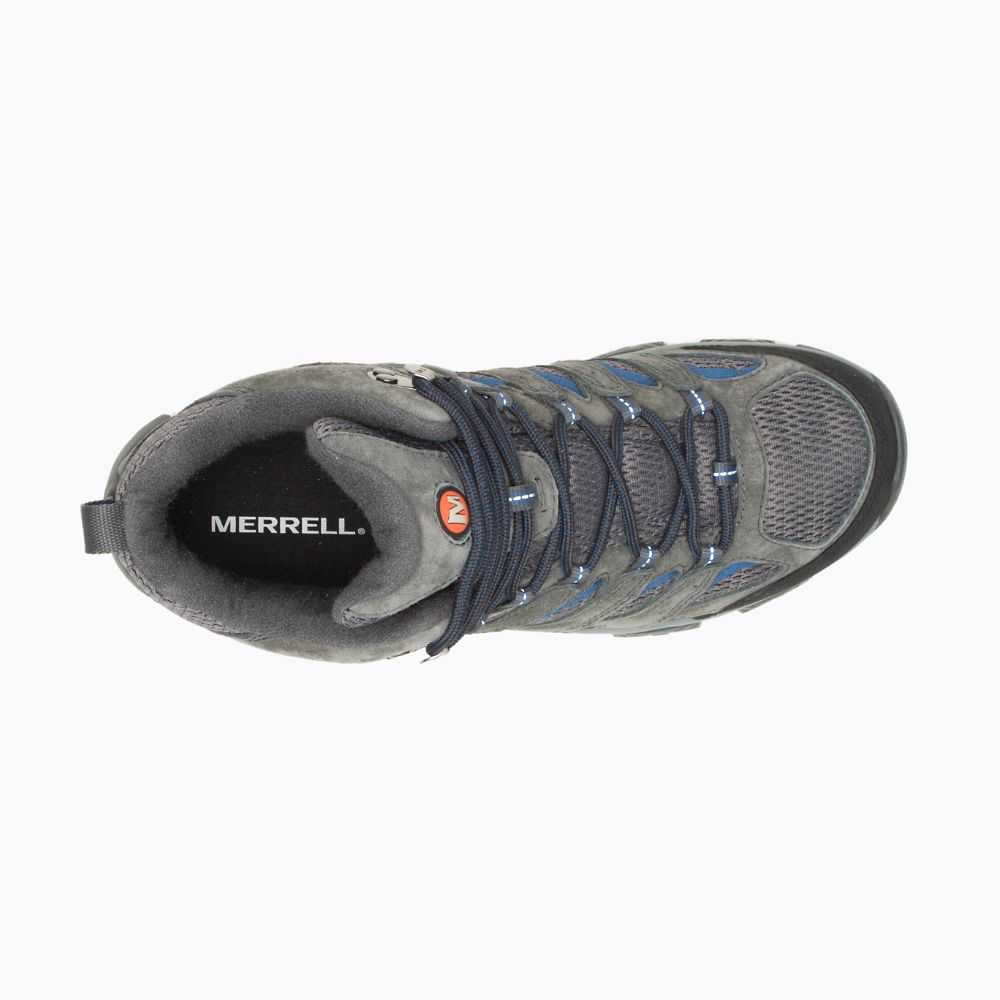 Botas De Senderismo Merrell Moab 3 Mid Anchos Hombre Grises | México-9626472